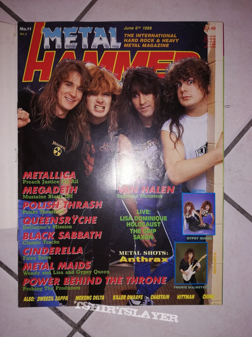 Sabbat Metal hammer - June 88