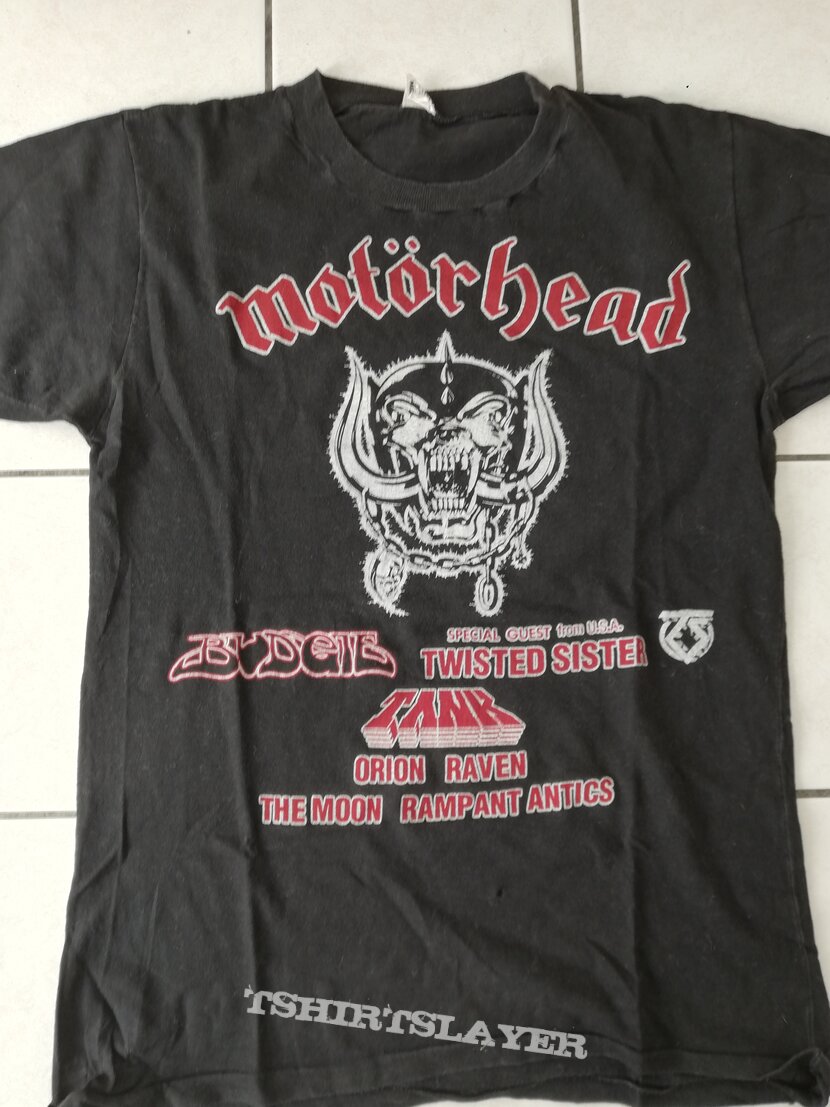 Motörhead Motorhead - Wrexham event shirt 24 July 82