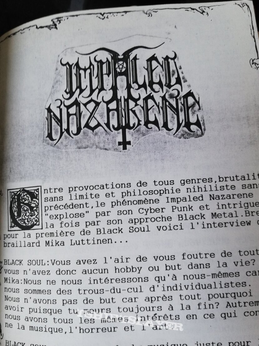 Enthroned Black soul - fanzine 