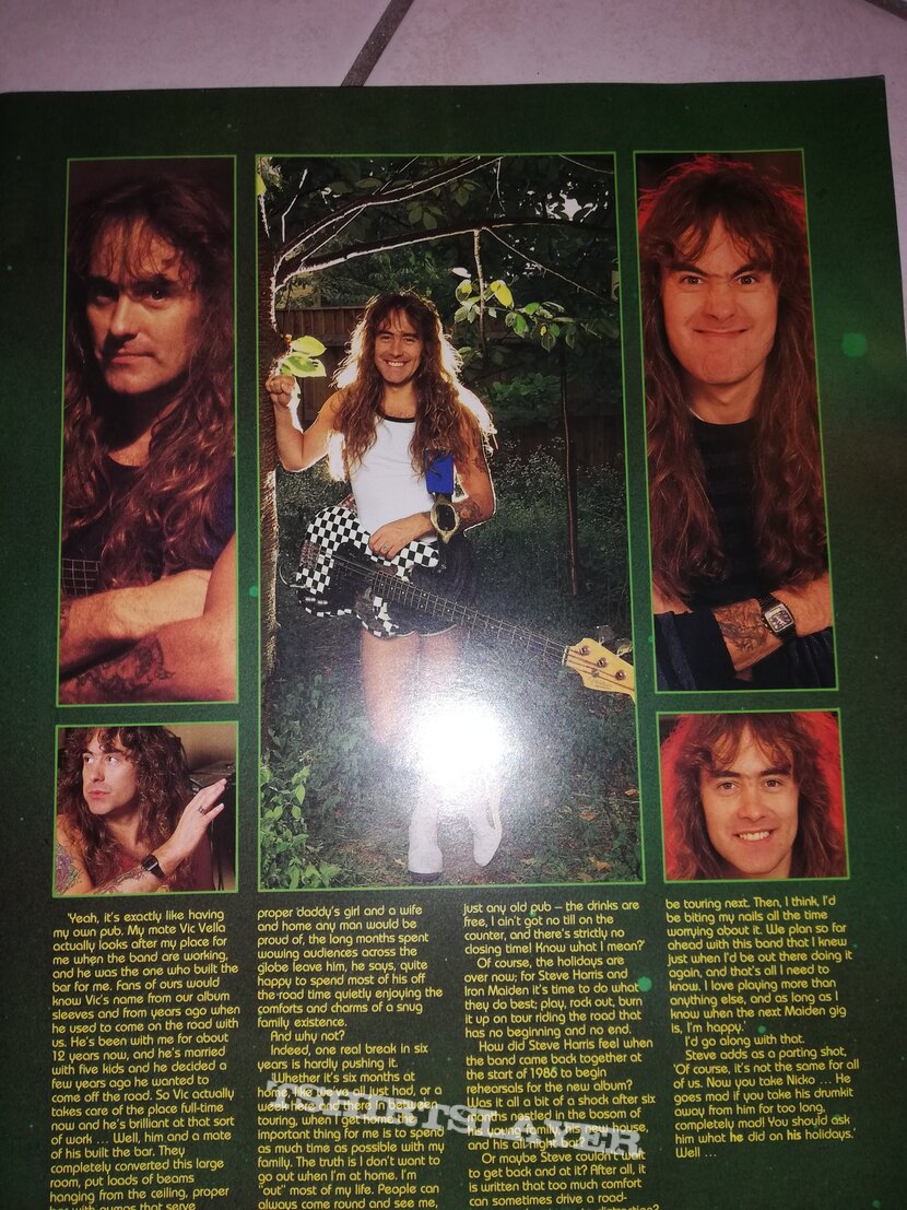 Iron Maiden - Tour program 86