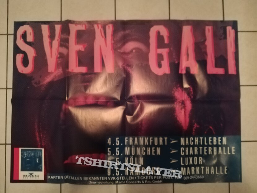 Sven Gali - Tour poster 1992
