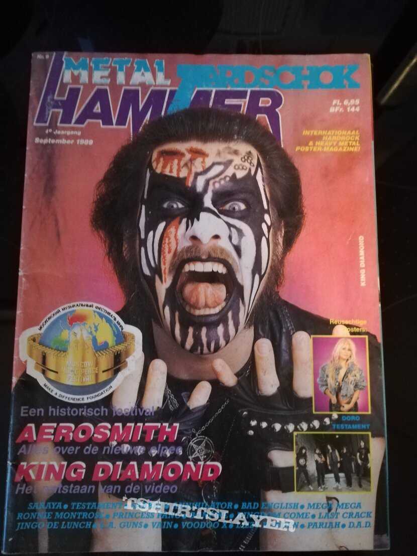 King Diamond Metal Hammer - Aardschok Sept 89