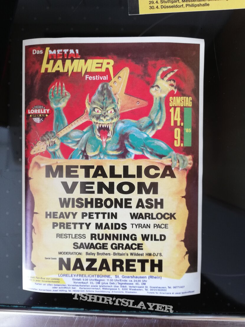 Venom Metal hammer festival - sticker 85 | TShirtSlayer TShirt and  BattleJacket Gallery