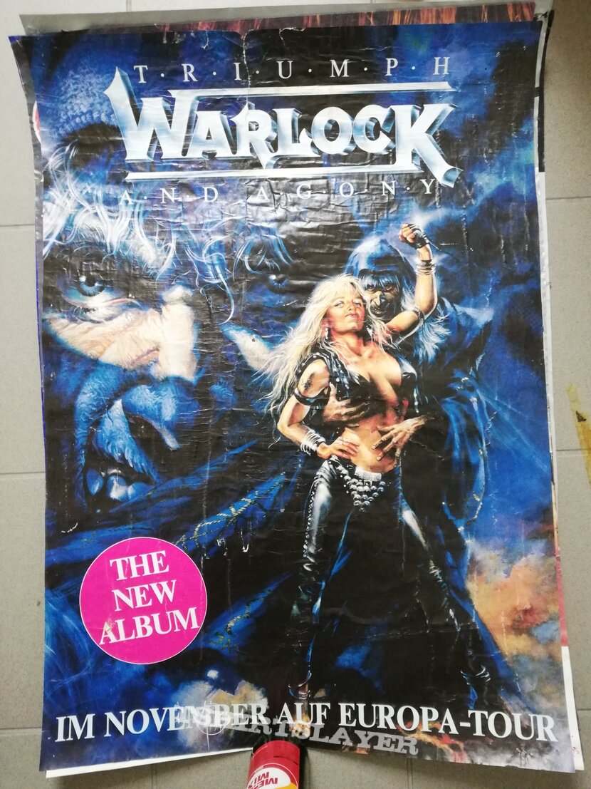 Warlock - promo poster 1987