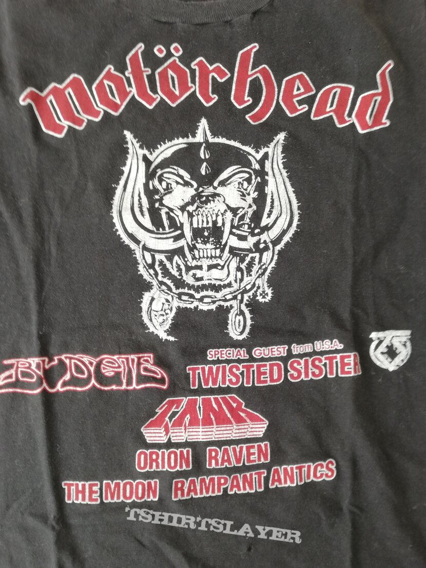 Motörhead Motorhead - Wrexham event shirt 24 July 82