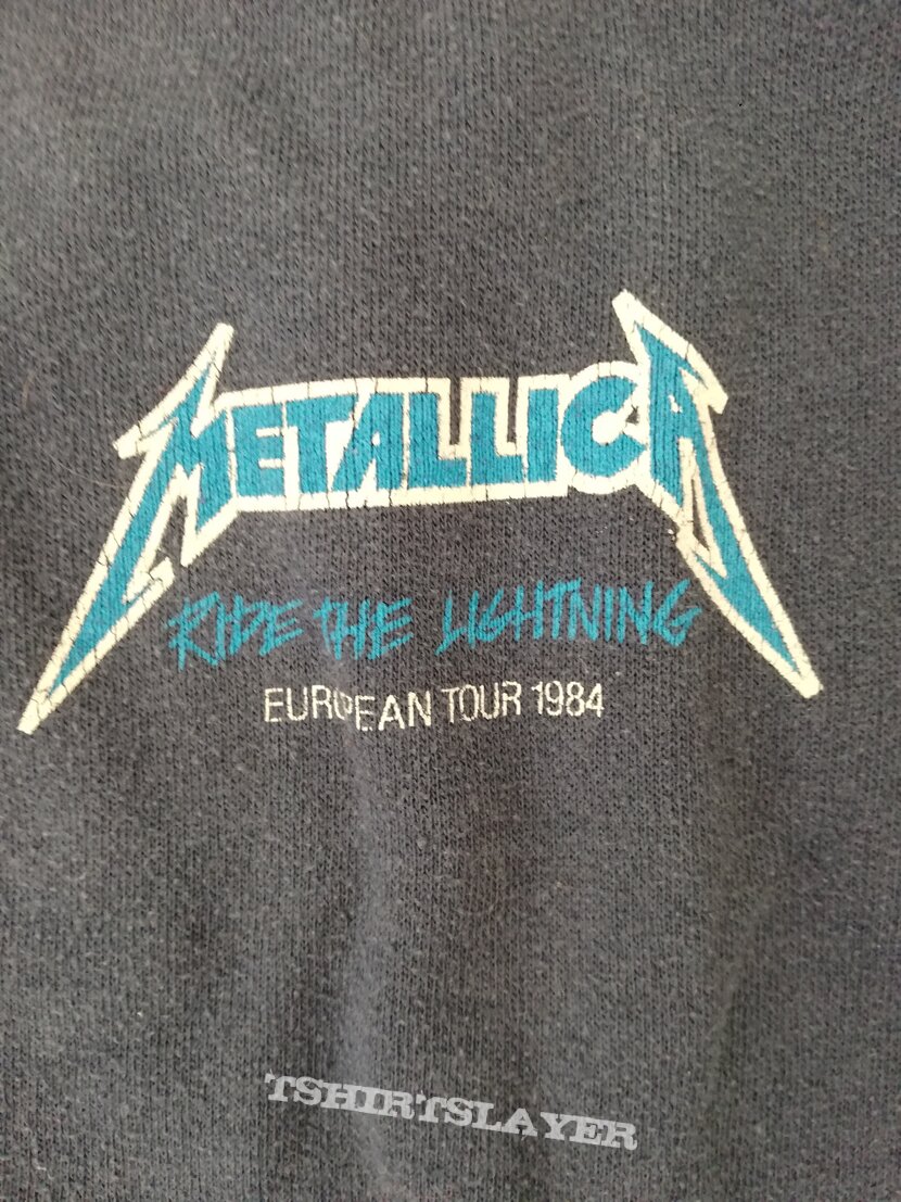 Metallica - Tour sweater 1984! | TShirtSlayer TShirt and BattleJacket ...