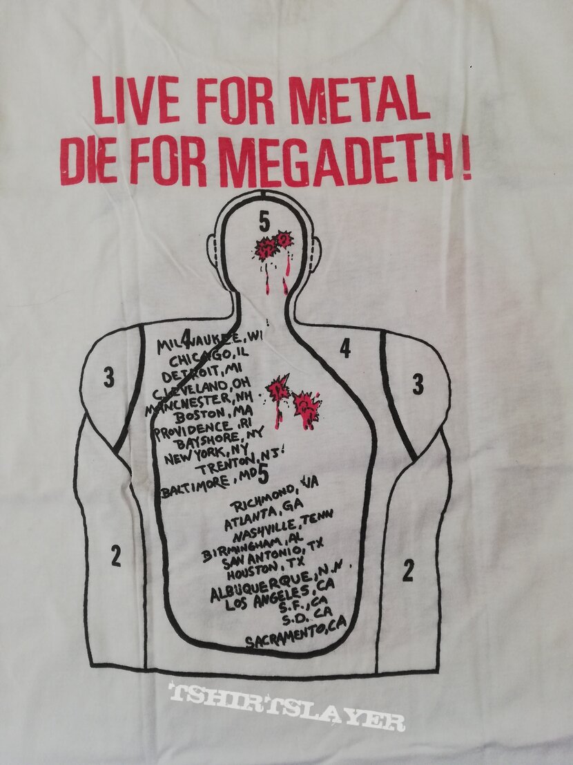 Megadeth - US tourshirt 86