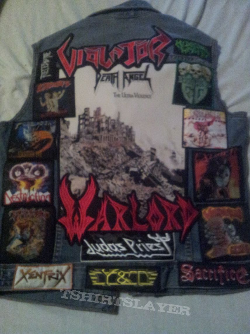 Death Angel Battle vest so far, still working on it