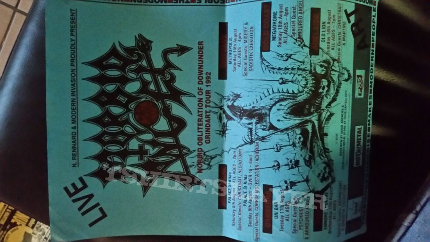 Carcass Concert tickets/flyers