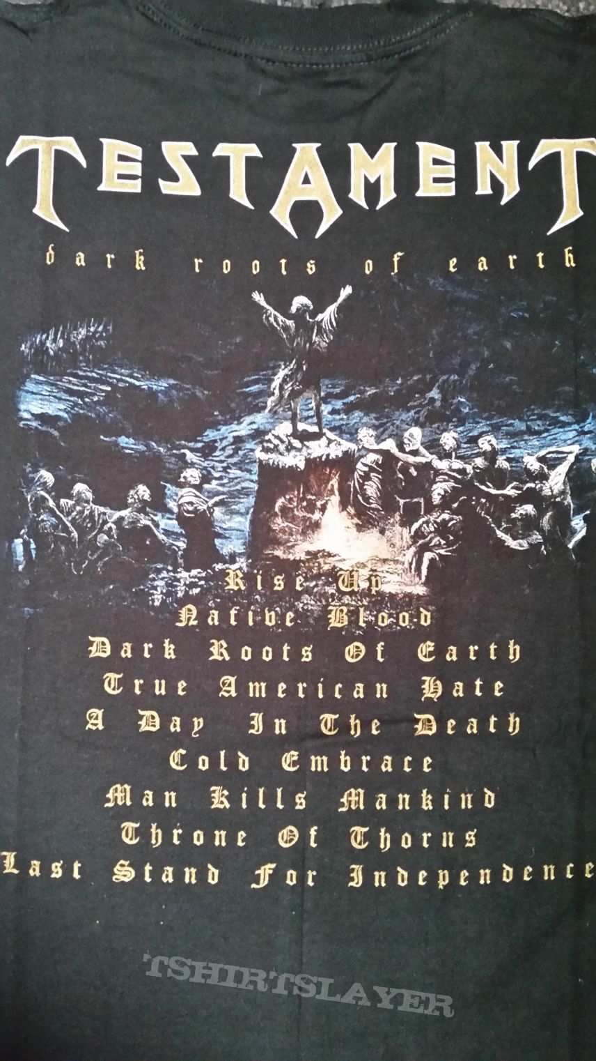 Testament - Dark Roots of Earth shirt