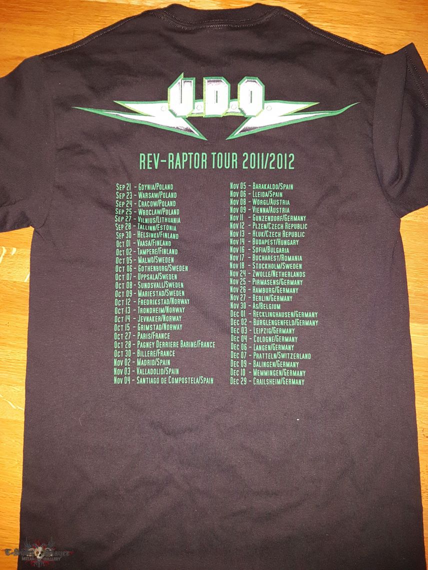 U.D.O. Rev Raptor Tour Shirt