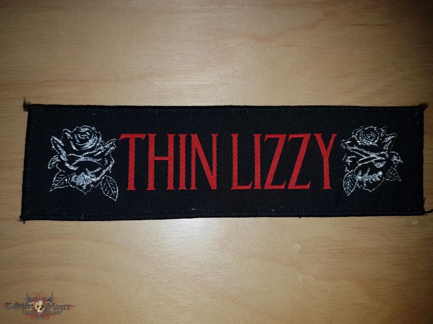 Thin Lizzy - Black Rose Stripe Patch