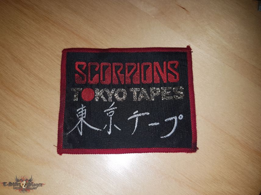 Scorpions - Tokyo Tapes Patch - red bordered Version 