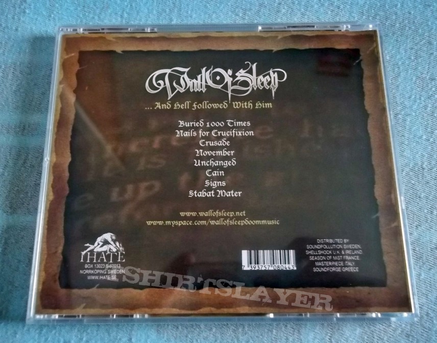 Wall of Sleep CD&#039;s