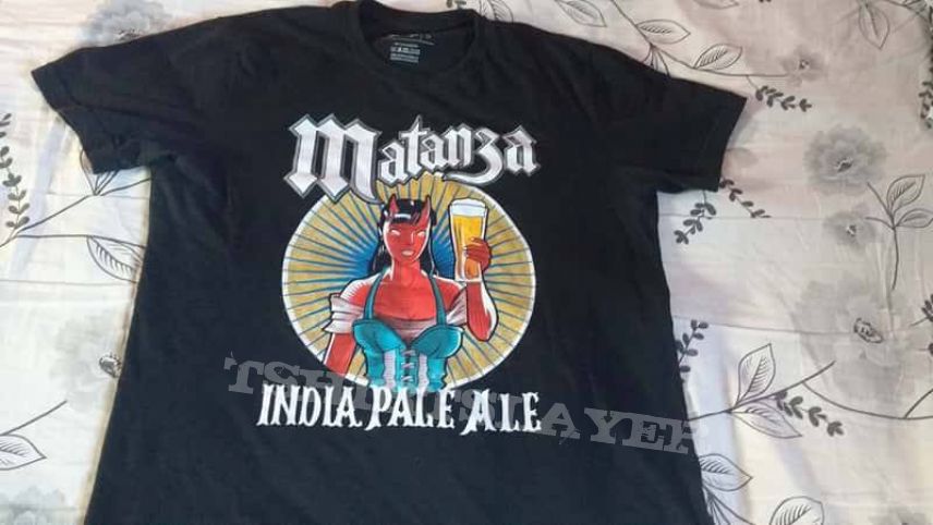 t-shirt Matanza ´´INDIA PALE ALE´´ satan 666