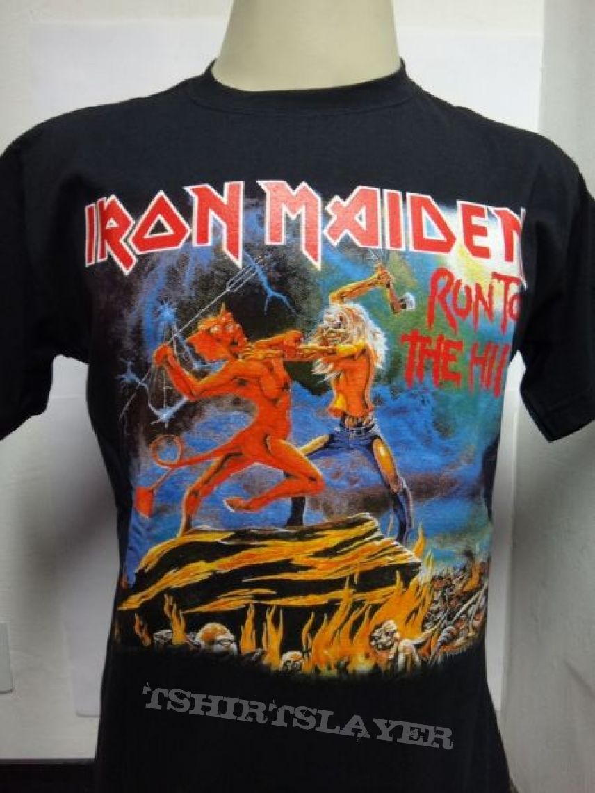 t-shirt Iron Maiden - Run To The Hills