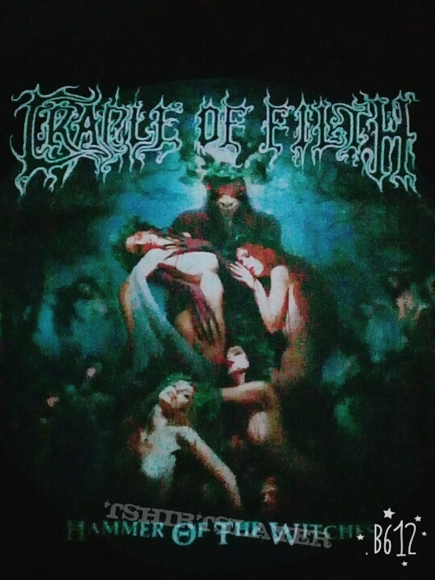 t-shirt cradle of filth - Hammer of the witches