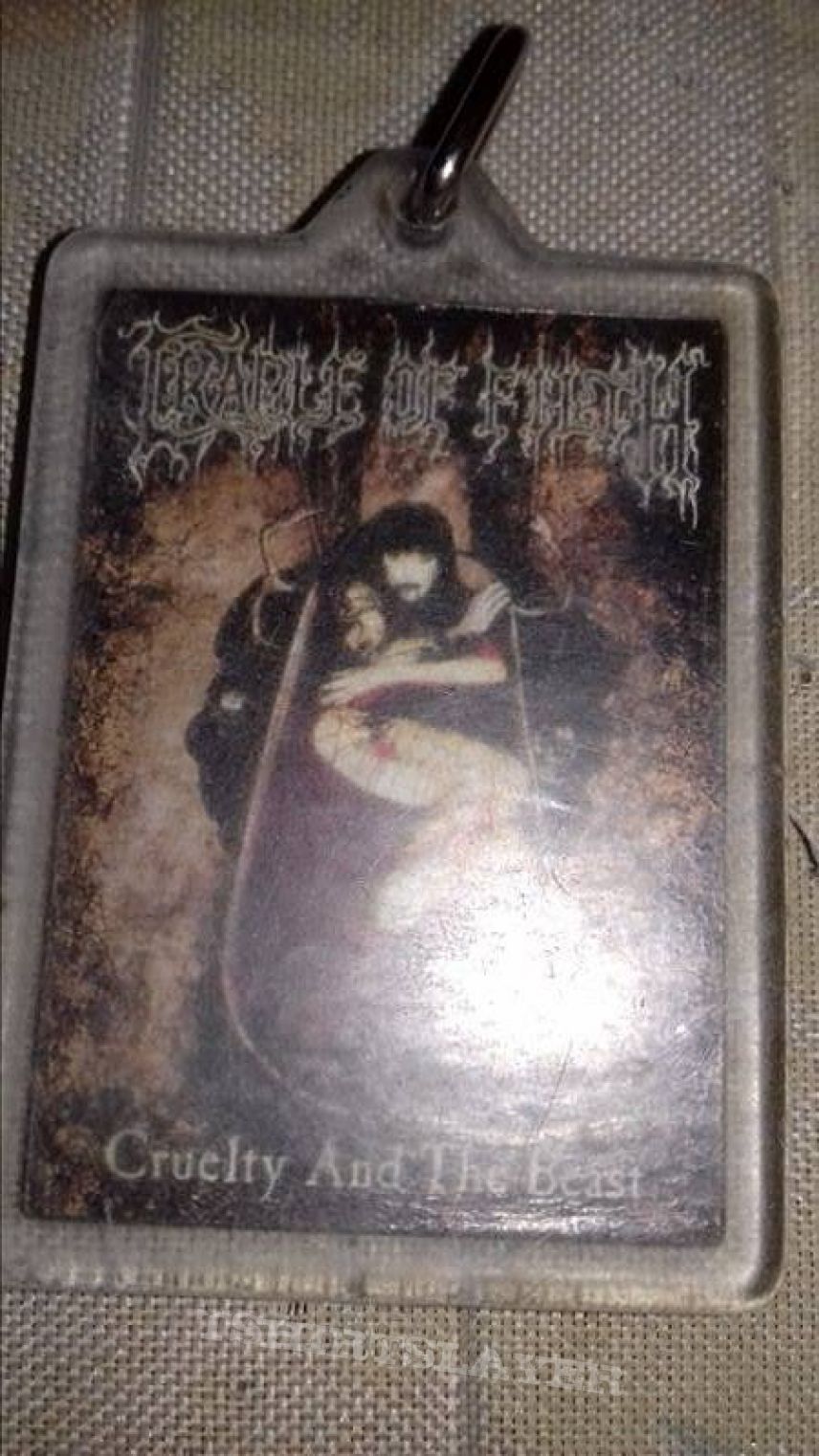 key ring cradle of filth &#039;&#039;cruelty and the beast&#039;&#039;