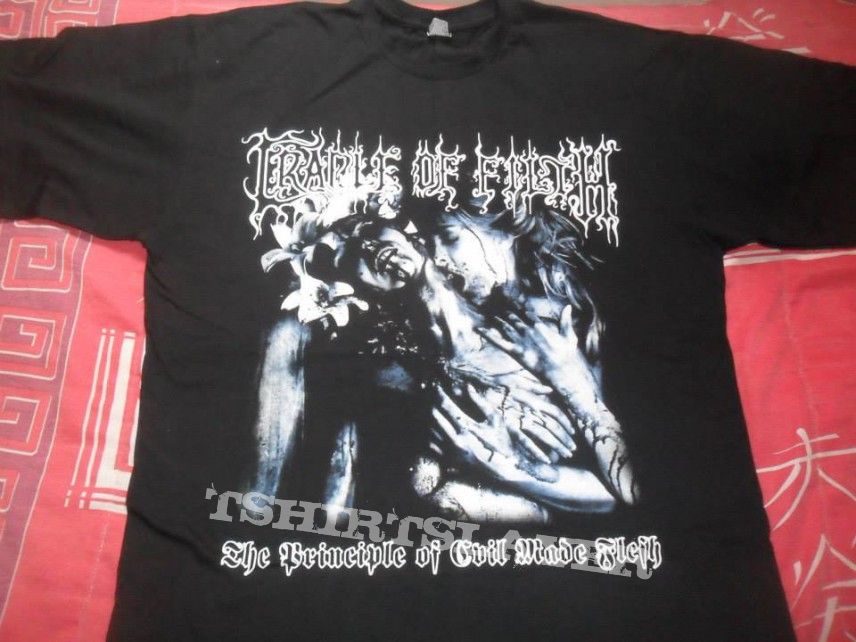 t-shirt Cradle of Filth  the principle of evil made flesh!