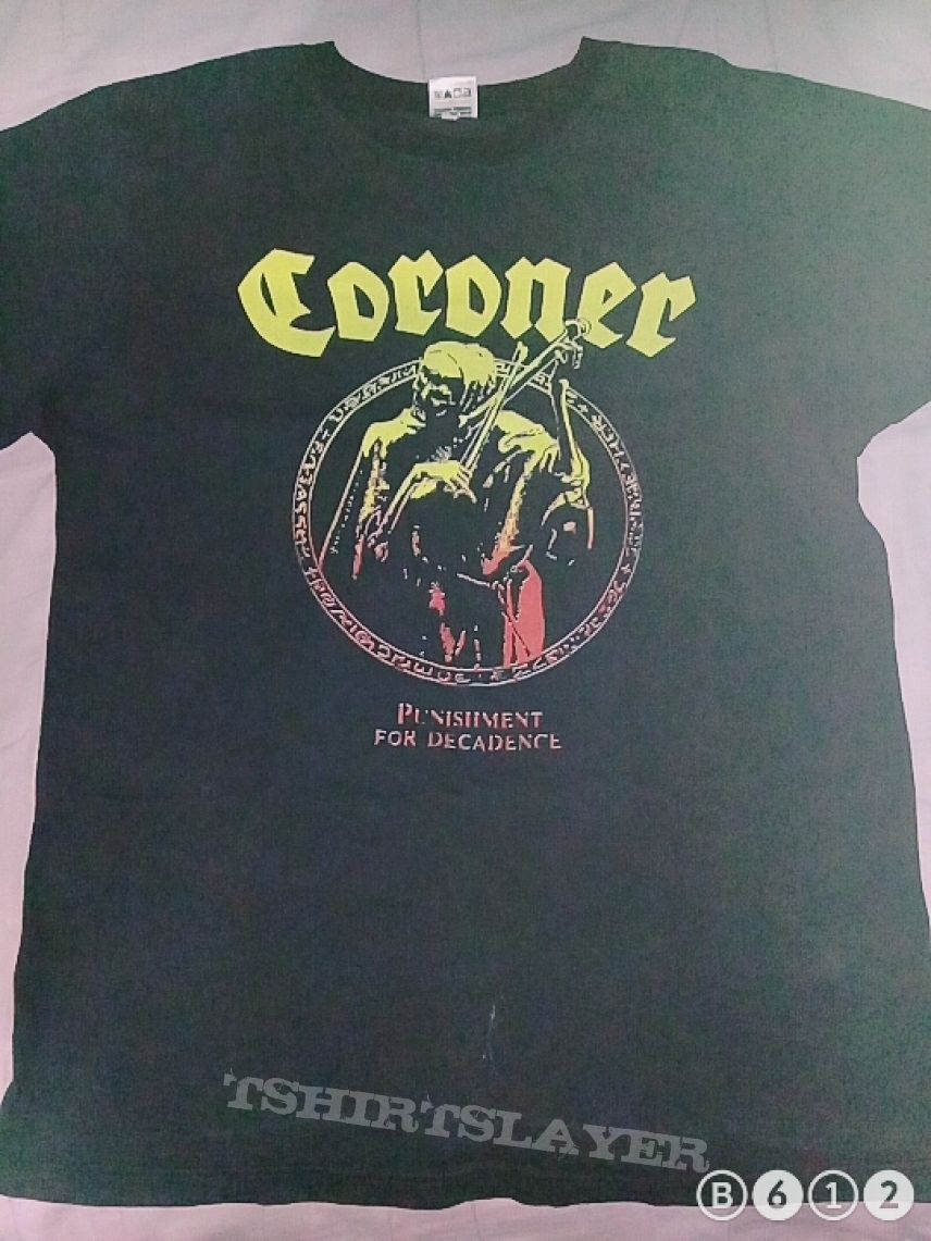 t-shirt coroner - punishment for decadence