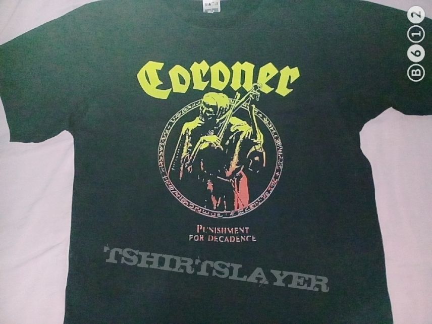 t-shirt coroner - punishment for decadence