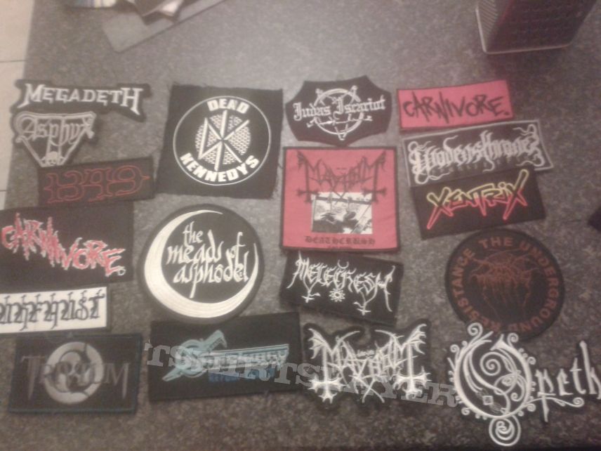 Megadeth Sale of patches from the UK