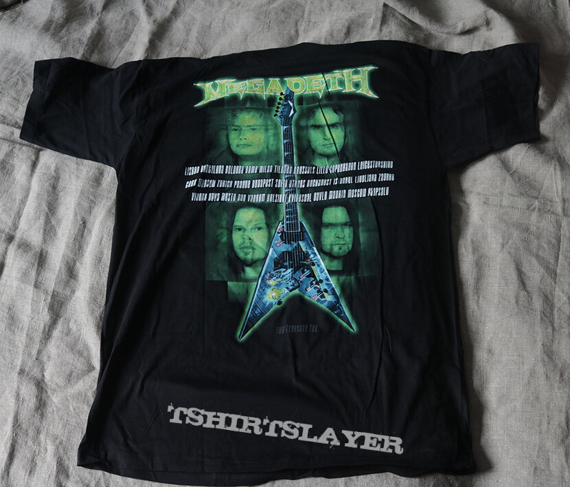 Megadeth tour t-shirt&#039; 2010