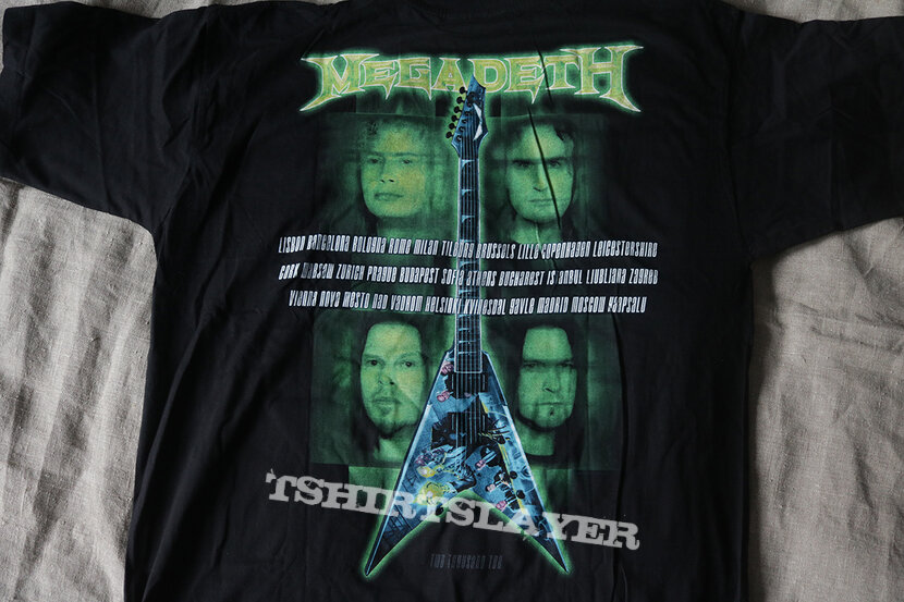 Megadeth tour t-shirt&#039; 2010