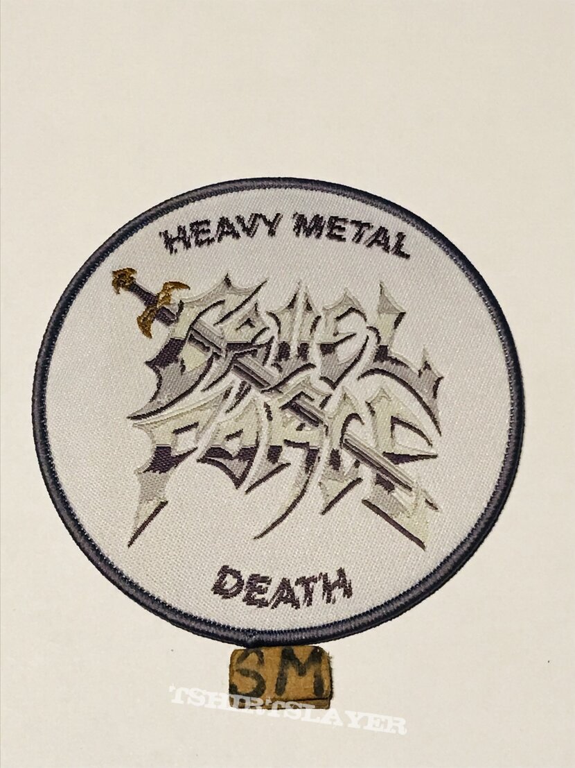 Cruel Force Heavy Metal Death patch purple border 