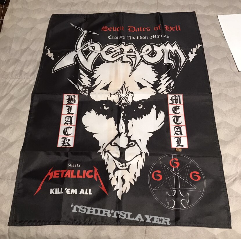 Venom Seven Dates of Hell poster flag 