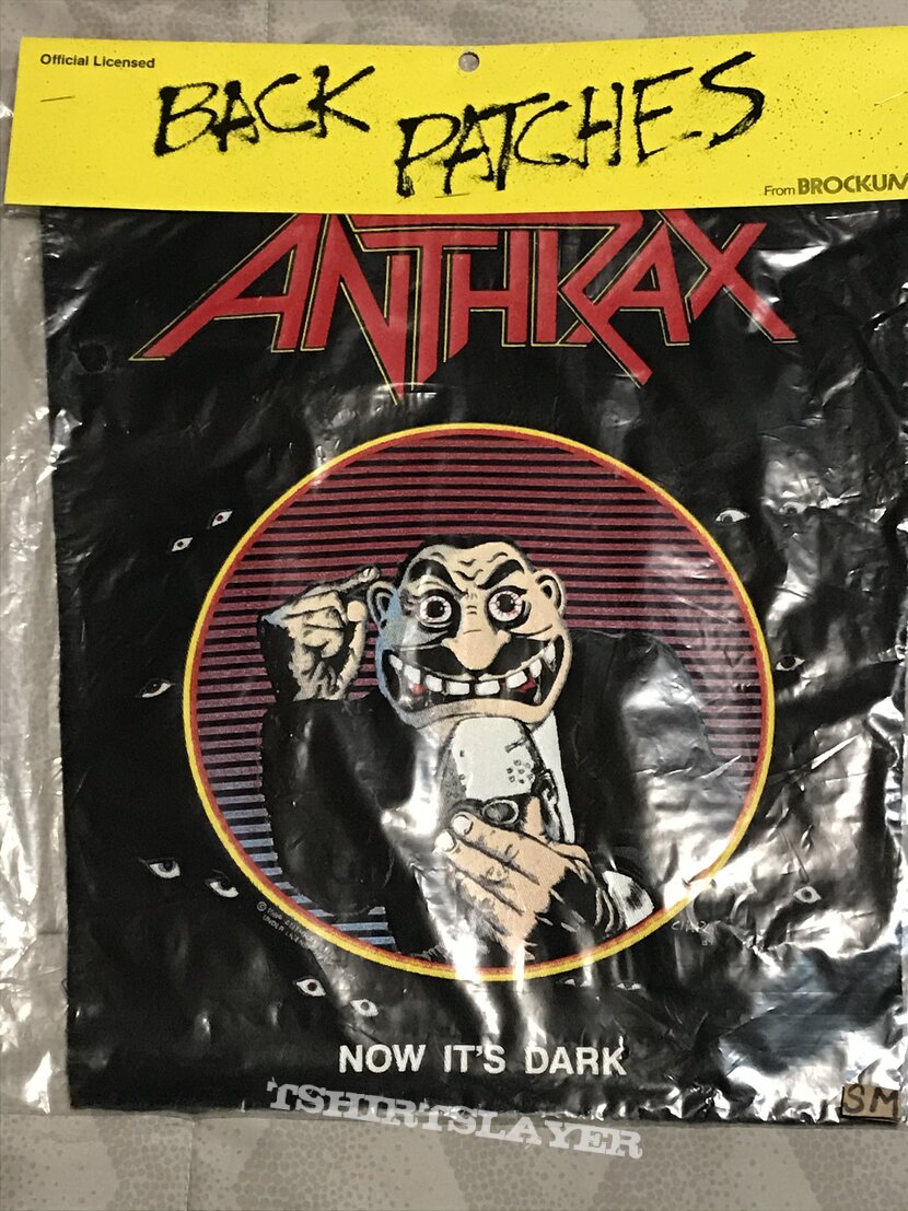 Anthrax back patch 