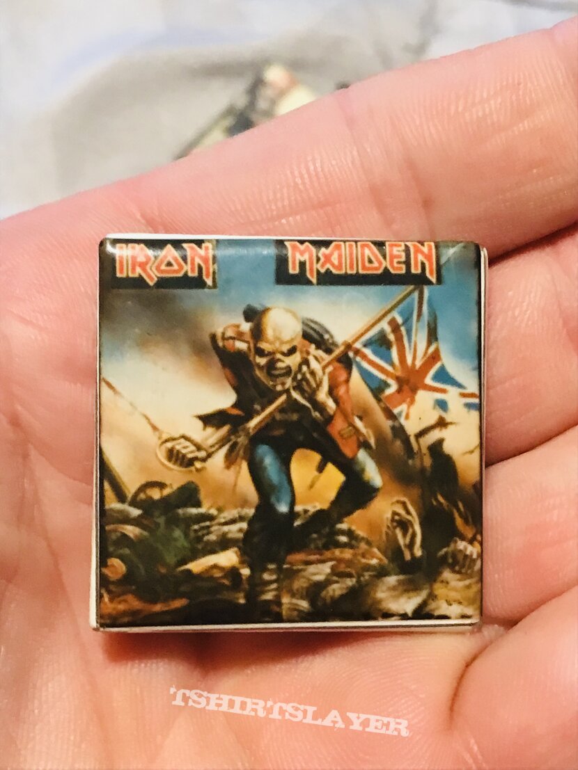 Iron Maiden The Trooper badge 