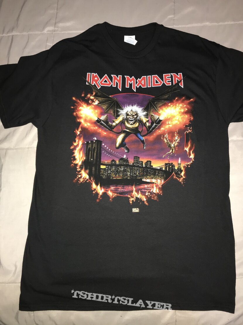 Iron Maiden 2019 Legacy Of The Beast tour shirt NYC 
