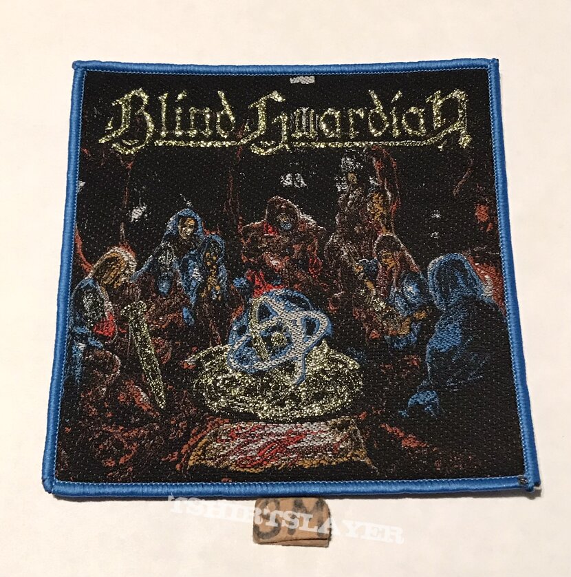 Blind Guardian Somewhere Far Beyond patch blue border 