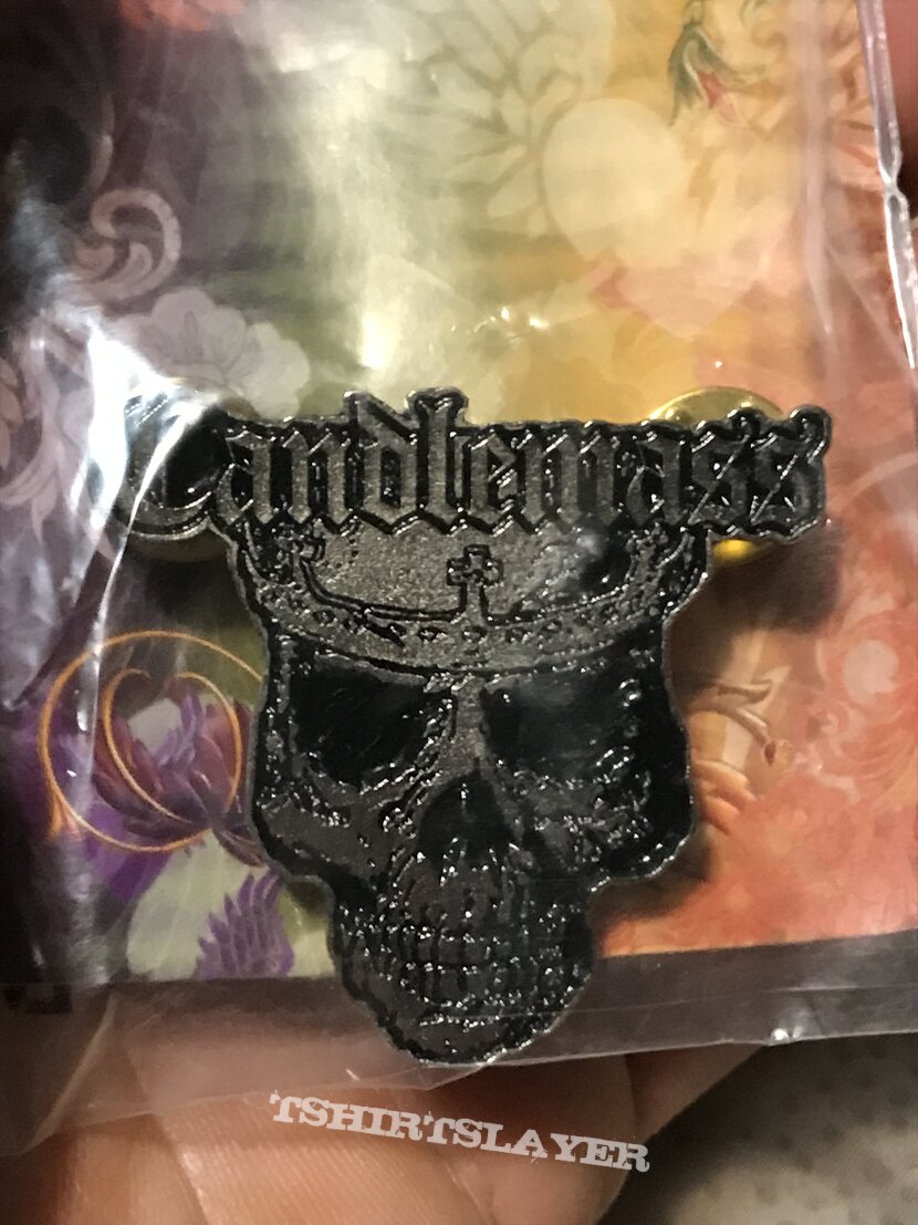 Candlemass King Of The Grey Islands pin 