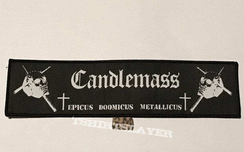 Candlemass Epicus Doomicus Metallicus strip patch 