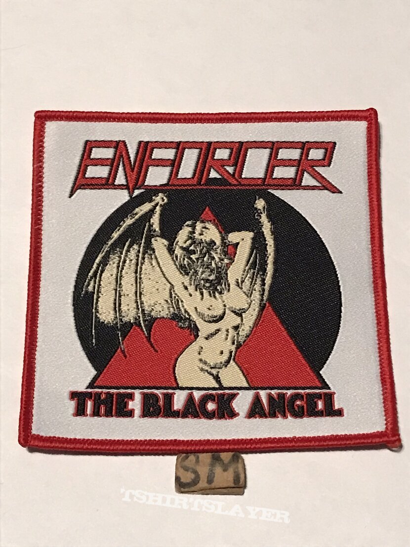 Enforcer The Black Angel patch red border 