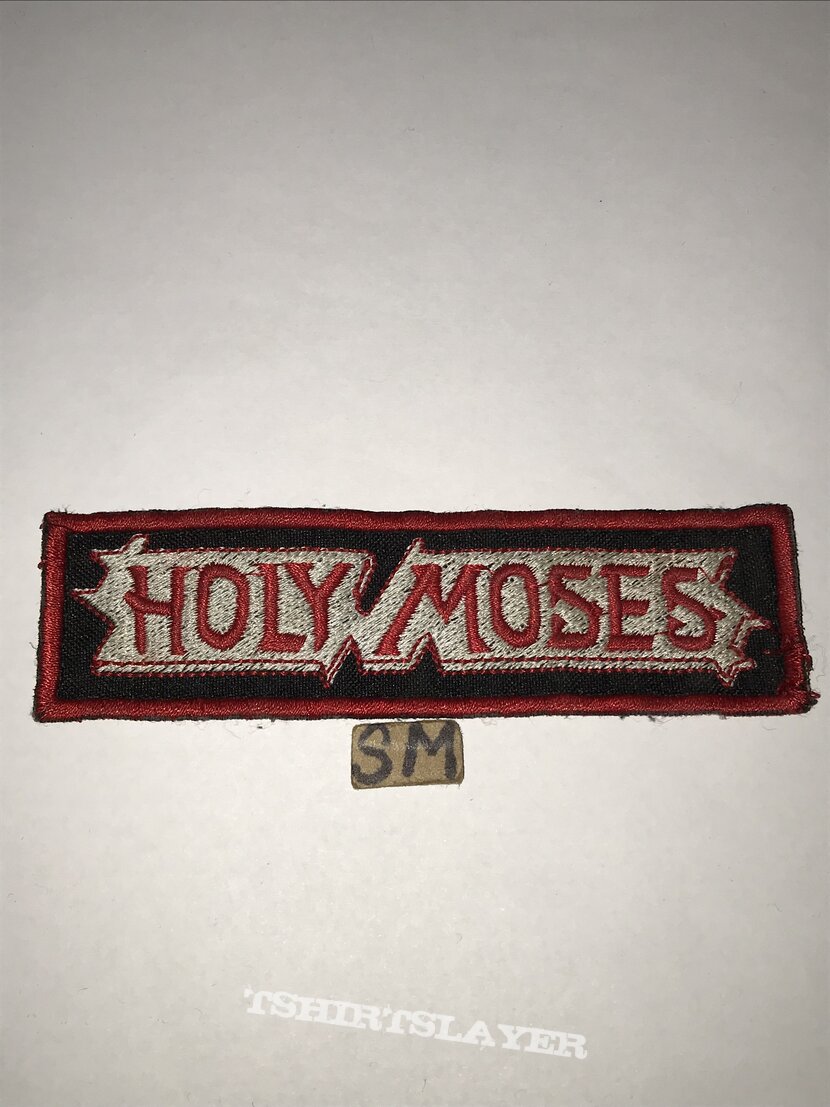 Holy Moses embroidered logo patch 