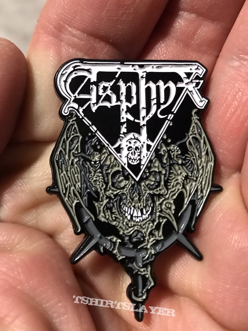 Asphyx Deathhammered pin