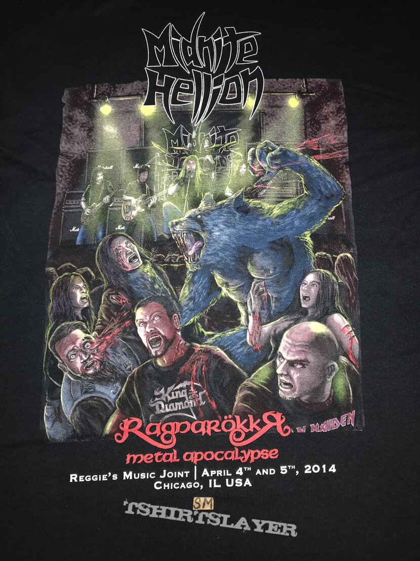 Midnite Hellion Ragnarokkr 2014 festival shirt 