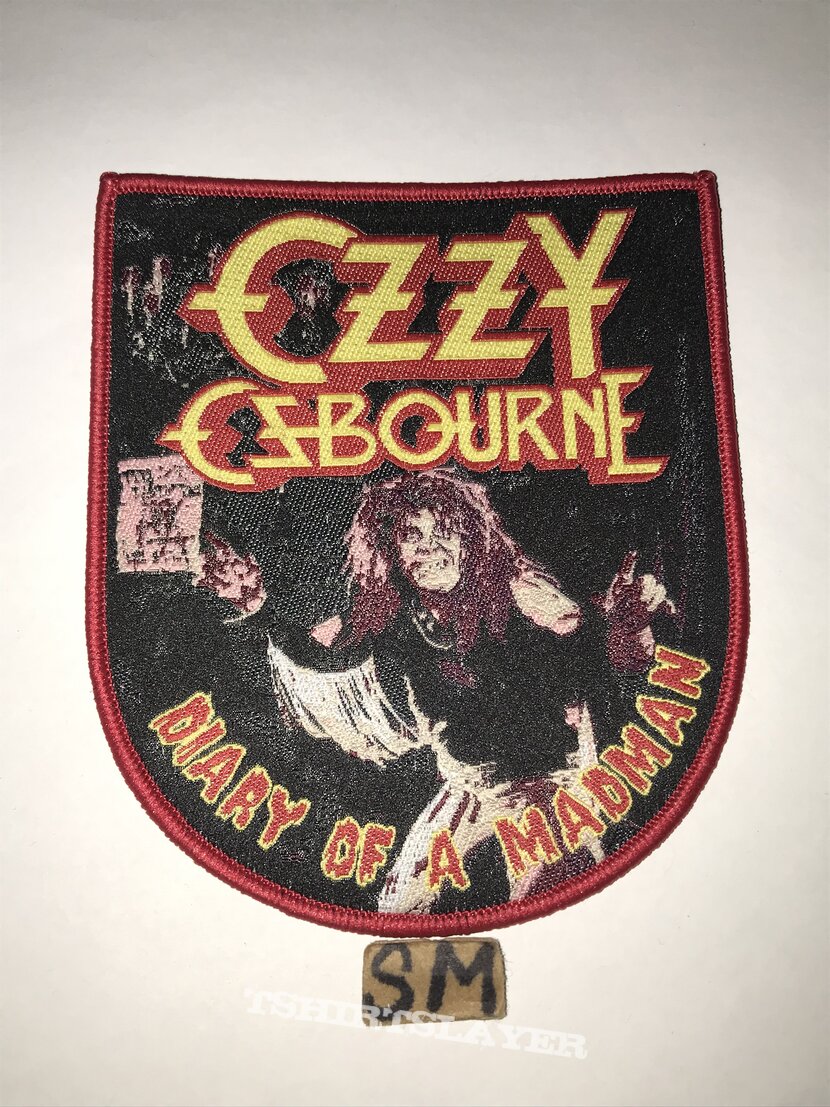 Ozzy Osbourne Diary Of A Madman patch red border 