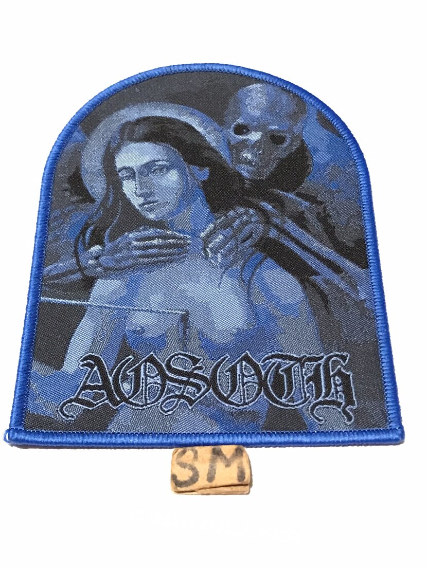 Aosoth An Arrow In the Heart patch blue border 