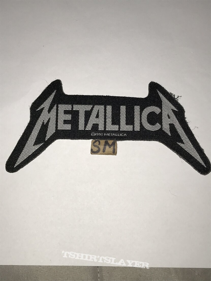 Metallica logo cut out patch 