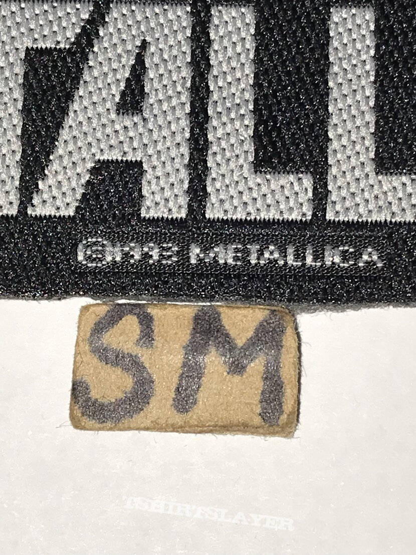Metallica logo cut out patch 