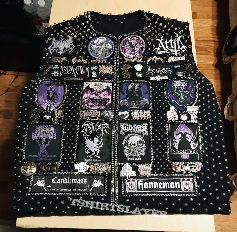 Judas Priest Purple/ Black Kutte 