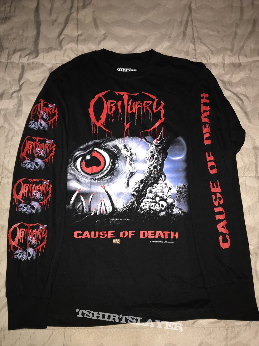 Obituary Cause Of Death longsleeve 