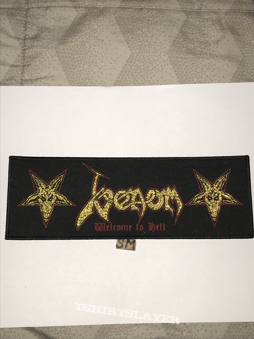 Venom Welcome To Hell strip patch 
