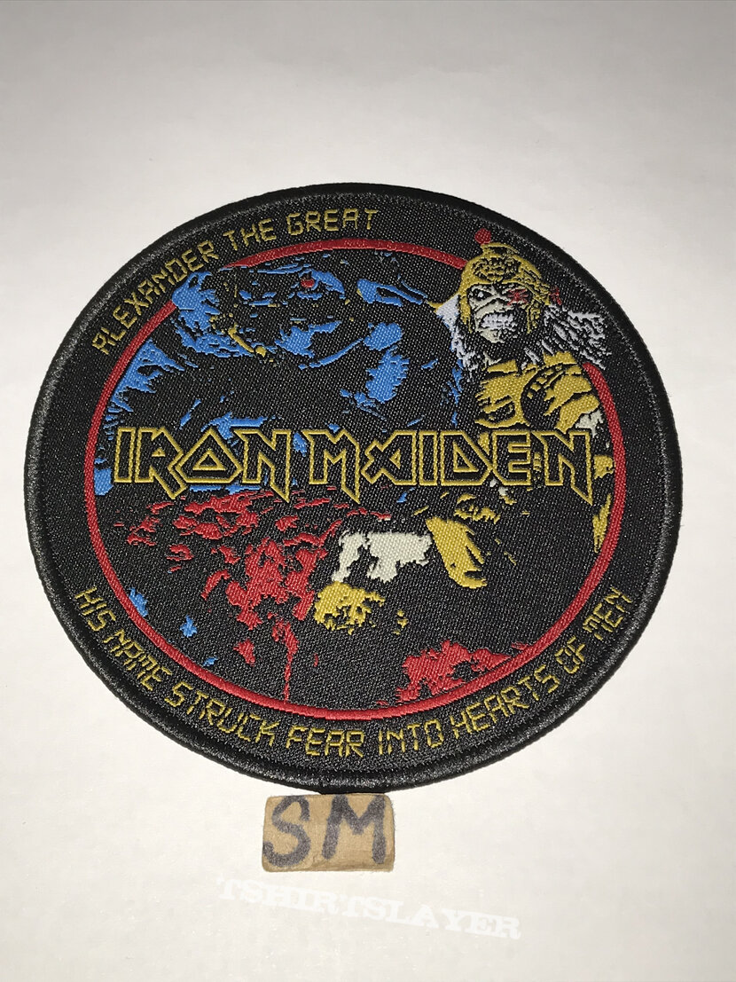 Iron Maiden Alexander The Great circle patch 