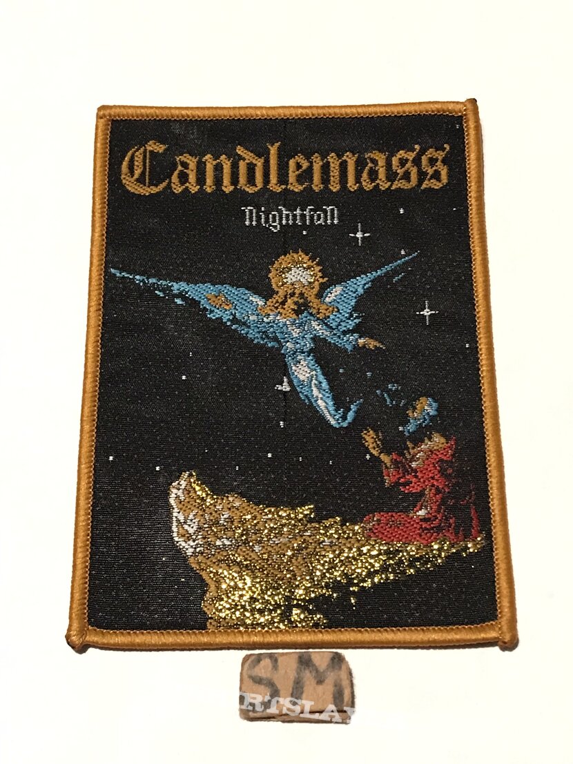 Candlemass Nightfall patch tan border 