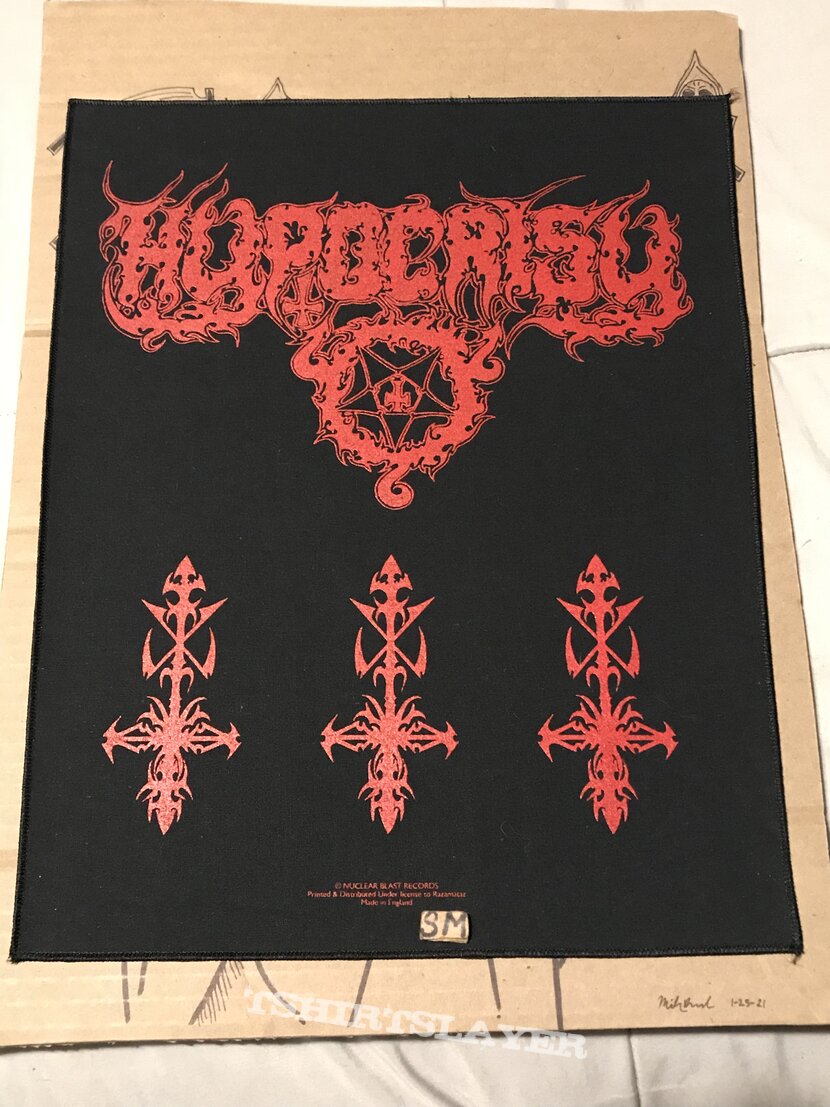 Hypocrisy back patch &amp; awesome art